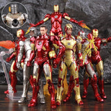 ZD Toys Marvel Iron Man MK1 MK2 MK3 MK4 MK5 MK6 MK7 MK42 MK43 7" Movie Action Figure Iron-Man Mark 1 2 3 4 5 6 7 42 43 Legends
