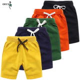 Children Summer Shorts Cotton Solid Elastic Waist Shorts For Boys Girls Fashion Sports Pants Toddler Panties Kids Beach Clothing