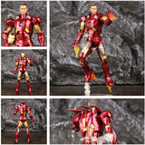 ZD Toys Marvel Iron Man MK1 MK2 MK3 MK4 MK5 MK6 MK7 MK42 MK43 7" Movie Action Figure Iron-Man Mark 1 2 3 4 5 6 7 42 43 Legends