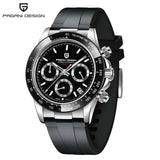 40mm New PAGANI DESIGN Men's Quartz Watches Sapphire Luxury Chronograph Stainless Steel Waterproof Men's Watch Relogio Masculino