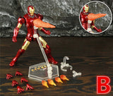 ZD Toys Marvel Iron Man MK1 MK2 MK3 MK4 MK5 MK6 MK7 MK42 MK43 7" Movie Action Figure Iron-Man Mark 1 2 3 4 5 6 7 42 43 Legends