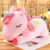 25-100cmKawaii Giant Unicorn Plush Toy Soft Stuffed Unicorn Soft Dolls Animal Horse Toys For Children Girl Pillow Birthday Gifts