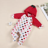 2021 New Cute BABY Newborn Baby Boy Girl Clothes Long Sleeve Hoddies Bear Zipper Baby Romper Clothes Autumn Winter Wear 0-18M