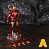 ZD Toys Marvel Iron Man MK1 MK2 MK3 MK4 MK5 MK6 MK7 MK42 MK43 7" Movie Action Figure Iron-Man Mark 1 2 3 4 5 6 7 42 43 Legends