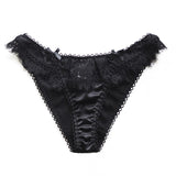 CINOON Sexy Eyelashes Lace Panties Women Underwear Low-waist Lingerie Embroidery Breathable Underpants Female G String Intimates