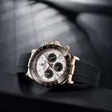 40mm New PAGANI DESIGN Men's Quartz Watches Sapphire Luxury Chronograph Stainless Steel Waterproof Men's Watch Relogio Masculino