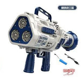 88/69Holes Bubble Gun Automatic Bubbles Machine Rocket Gun Launcher Shape Blower Soap Toys For Kid Bubble Machine Party Supplies