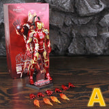 ZD Toys Marvel Iron Man MK1 MK2 MK3 MK4 MK5 MK6 MK7 MK42 MK43 7" Movie Action Figure Iron-Man Mark 1 2 3 4 5 6 7 42 43 Legends