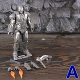 ZD Toys Marvel Iron Man MK1 MK2 MK3 MK4 MK5 MK6 MK7 MK42 MK43 7" Movie Action Figure Iron-Man Mark 1 2 3 4 5 6 7 42 43 Legends