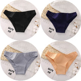 4PCS/Set Women's cotton briefs Sexy Low Waist Female Underpants Elasticity Comfortable Underwear Women's panties Lingerie M-XXL