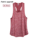 VEQKING Sleeveless Racerback Workout Tank Tops for Women,Gym Running Training Yoga Shirts,Women Athletic Fitness Sport Yoga Vest