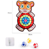 Sticky Ball Dart Board Target Sports Game Toys For Children Outdoor Party Toys Target Sticky Ball Throw Educational Board Games