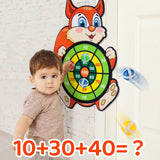 Sticky Ball Dart Board Target Sports Game Toys For Children Outdoor Party Toys Target Sticky Ball Throw Educational Board Games
