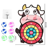 Sticky Ball Dart Board Target Sports Game Toys For Children Outdoor Party Toys Target Sticky Ball Throw Educational Board Games