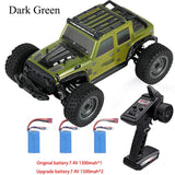Wltoys RC Cars 2.4G 390 Moter High Speed Racing With LED 4WD Drift Remote Control Off-Road 4x4 Truck Toys For Adults And Kids