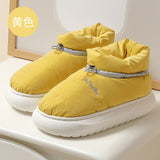 Chunky Women's Snow Boots Warm Down Winter 2022 Waterproof Female Ankle Boot with Fur Non-slip Candy Color Cotton Shoes Woman