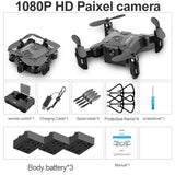 V2 Mini Drone 4K 1080P HD Camera WiFi Fpv Air Pressure Altitude Hold Professional Foldable Quadcopter RC Drone Kid Toys GIft