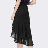 BEENLE Skirt 2023 Autumn Floral Dress High Waist Slimming Floral Fashion Fishtail Long Skirts Mid-length Even Parti Women Dress