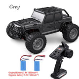 Wltoys RC Cars 2.4G 390 Moter High Speed Racing With LED 4WD Drift Remote Control Off-Road 4x4 Truck Toys For Adults And Kids