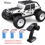 Wltoys RC Cars 2.4G 390 Moter High Speed Racing With LED 4WD Drift Remote Control Off-Road 4x4 Truck Toys For Adults And Kids