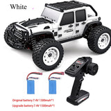 Wltoys RC Cars 2.4G 390 Moter High Speed Racing With LED 4WD Drift Remote Control Off-Road 4x4 Truck Toys For Adults And Kids
