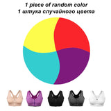 VEQKING Front Zipper Women Sports Bras,Breathable Wirefree Padded Push Up Sports Top,Fitness Gym Yoga Workout Bra Sports Bra Top