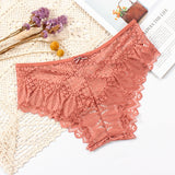Sexy Panties For Women Low Waist Underwear Transparent Lace Briefs Breathable Soft Lingerie Female Underpants Sexy Woman's Panty