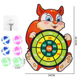 Sticky Ball Dart Board Target Sports Game Toys For Children Outdoor Party Toys Target Sticky Ball Throw Educational Board Games