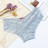 Sexy Panties For Women Low Waist Underwear Transparent Lace Briefs Breathable Soft Lingerie Female Underpants Sexy Woman's Panty