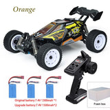 Wltoys RC Cars 2.4G 390 Moter High Speed Racing With LED 4WD Drift Remote Control Off-Road 4x4 Truck Toys For Adults And Kids