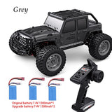 Wltoys RC Cars 2.4G 390 Moter High Speed Racing With LED 4WD Drift Remote Control Off-Road 4x4 Truck Toys For Adults And Kids