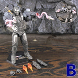 ZD Toys Marvel Iron Man MK1 MK2 MK3 MK4 MK5 MK6 MK7 MK42 MK43 7" Movie Action Figure Iron-Man Mark 1 2 3 4 5 6 7 42 43 Legends