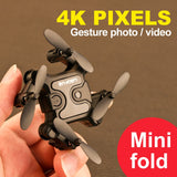 V2 Mini Drone 4K 1080P HD Camera WiFi Fpv Air Pressure Altitude Hold Professional Foldable Quadcopter RC Drone Kid Toys GIft