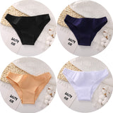 4PCS/Set Women's cotton briefs Sexy Low Waist Female Underpants Elasticity Comfortable Underwear Women's panties Lingerie M-XXL