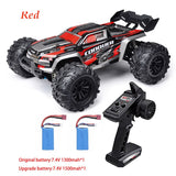 Wltoys RC Cars 2.4G 390 Moter High Speed Racing With LED 4WD Drift Remote Control Off-Road 4x4 Truck Toys For Adults And Kids
