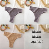 FINETOO Women's Panties Seamless High Waisted Underwear Women Comfortable Panties Women Sexy Underpants For Women 3PCS/Set