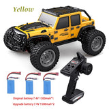 Wltoys RC Cars 2.4G 390 Moter High Speed Racing With LED 4WD Drift Remote Control Off-Road 4x4 Truck Toys For Adults And Kids