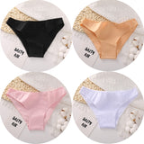 4PCS/Set Women's cotton briefs Sexy Low Waist Female Underpants Elasticity Comfortable Underwear Women's panties Lingerie M-XXL