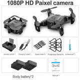 V2 Mini Drone 4K 1080P HD Camera WiFi Fpv Air Pressure Altitude Hold Professional Foldable Quadcopter RC Drone Kid Toys GIft