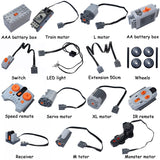 Power Functions Technical Motor Parts Building Blocks PF Model Sets Compatible Tarin Accessories  MOC High-tech Bricks