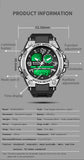 SANDA 2023 Top Brand Men's Watches 5ATM Waterproof Sport Military Wristwatch Quartz Watch for Men Clock Relogio Masculino 6024