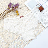Sexy Panties For Women Low Waist Underwear Transparent Lace Briefs Breathable Soft Lingerie Female Underpants Sexy Woman's Panty