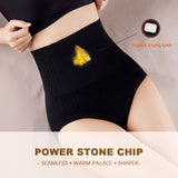 Flarixa Seamless Women's Panties High Waist Flat Belly Panties Body Shaping Underwear Comfort Postpartum Abdominal Pants Briefs