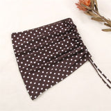 2021 Sexy 3-Piece Bikinis Suit Halter Swimwear Women Beachwear Wave Point Swimsuit Female Holiday Beach Skirt Black Bikini Set