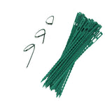 30/50/100/200Pcs Reusable Garden Cable Ties Plant Support Shrubs Fastener Tree Locking Nylon Adjustable Plastic Cable Ties Tools