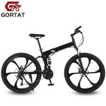 Foldable Bicycle Mountain Bike Wheel Size 26 Inches Road Bike 21 Speeds Suspension Bicycle Double Disc Brake