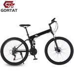 Foldable Bicycle Mountain Bike Wheel Size 26 Inches Road Bike 21 Speeds Suspension Bicycle Double Disc Brake