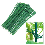 30/50/100/200Pcs Reusable Garden Cable Ties Plant Support Shrubs Fastener Tree Locking Nylon Adjustable Plastic Cable Ties Tools