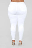 2023 Fall New XL-4XL Plus Size Jeans For Women Fashion High Waist Stretch Denim Pencil Pants Casual Skinny Trousers Drop Ship