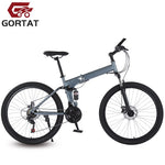 Foldable Bicycle Mountain Bike Wheel Size 26 Inches Road Bike 21 Speeds Suspension Bicycle Double Disc Brake